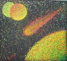 Eclissi con cometa